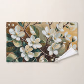 Branche fleurie 7 serviettes de bain (Serviette à main)