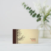 Brancher les Cartes de visite Sepia (Debout devant)