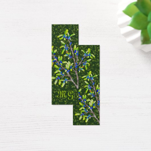 Branches à épines noires avec initiales (Bureau)