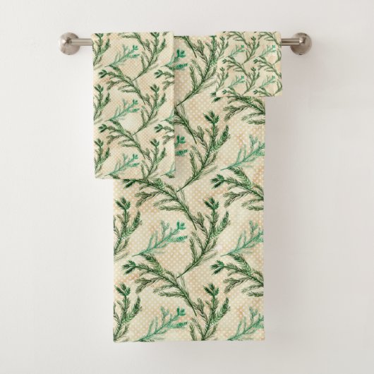 Branches À feuillage persistant vertes de Noël (En situation)