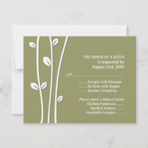 Branches Blanches Feuillées Rsvp