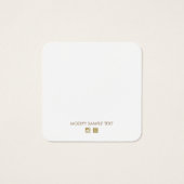 Branches d'aquarelle rose portant un coin arrondi (Dos)