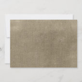 Branches d'arbre rustique Invitations de mariage (Dos)