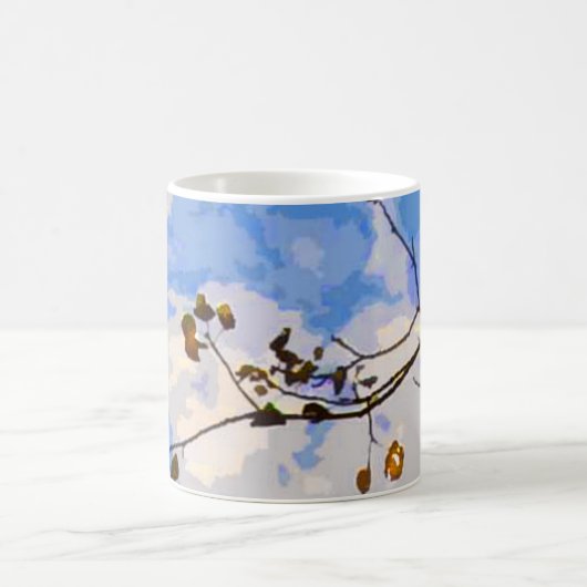 Branches d'automne Mug Abstrait (Centre)