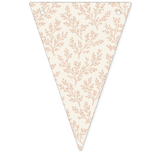 Branches de forêt Chaud Abricot - Drapeaux de guir