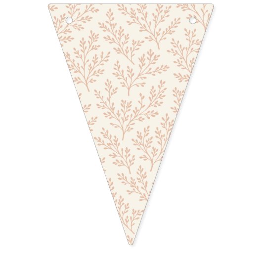 Branches de forêt Chaud Abricot - Drapeaux de guir (Premier drapeau)