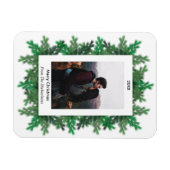 Branches de l'arbre de Noël Magnet photo (Horizontal)