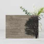 Branches de l'arbre du pays Invitations de mariage (Debout devant)
