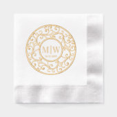 Branches de l'arbre Mariage simple Filigree initia (Recto)