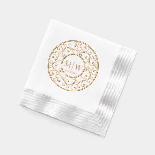 Branches de l'arbre Mariage simple Filigree initia (Gauche)