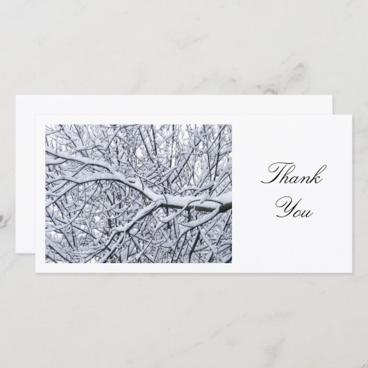 Branches de neige - Merci (Devant / Derrière)