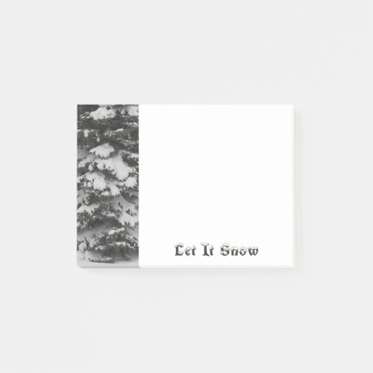 Branches de neige Post-It® Notes (Devant)