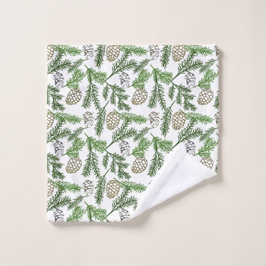 Branches de pin (Gant de toilette)