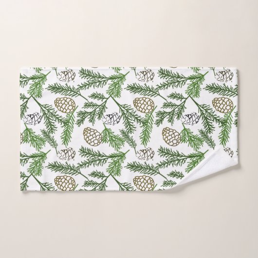 Branches de pin (Serviette à main)