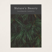 Branches de pin Elevant Bijoux Carte d'affichage (Devant)