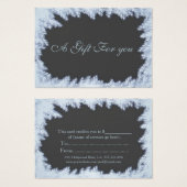 branches de pin gelé Noël/vacances (Devant & derrière)