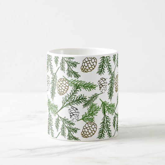Branches de pin Mug (Centre)