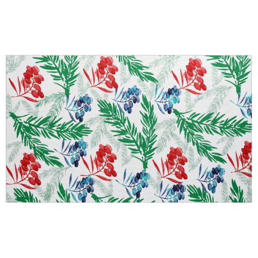 Branches de sapin avec tissu de baies (Yard)