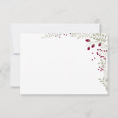 Branches de vacances Mariage RSVP (Dos)