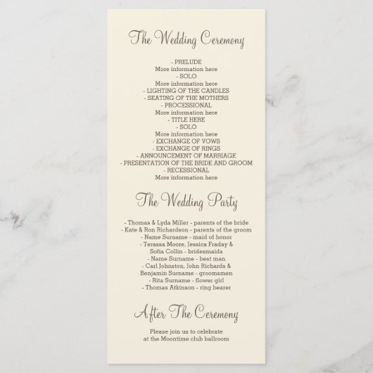 Branches de Willow Tree Élégants programmes de mar (Dos)