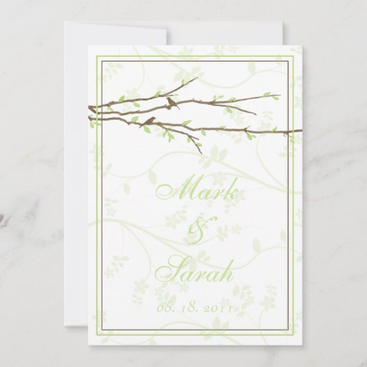 Branches d'élevage avec Invitation d'oiseaux (Devant)