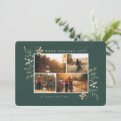 Branches d'hiver Carte photo de vacances (Debout devant)