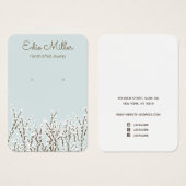 Branches d'hiver de vacances à l'écoute des bijoux (Devant & derrière)