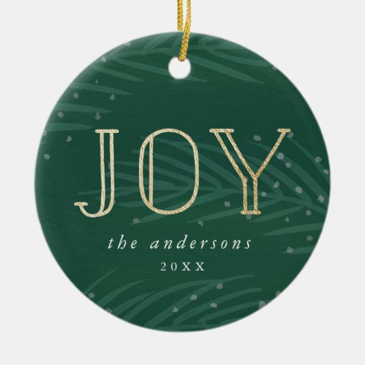 Branches d'hiver | Ornement photo de vacances (Devant)