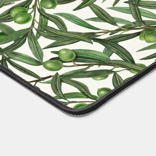 Branches d'olive sur blanc (Coin)