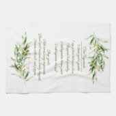 Branches d'olivier et tapenade Recette Serviettes  (Horizontal)