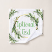 Branches d'oliviers florissants  (Gant de toilette)