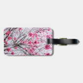 Branches en bloemen van een Cherry Tree Bagagelabel (Achterkant horizontaal)