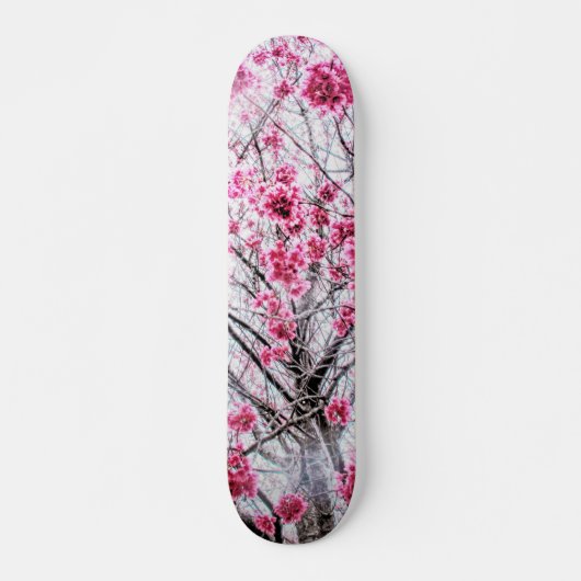 Branches en bloemen van een Cherry Tree Skateboard (Voorkant)