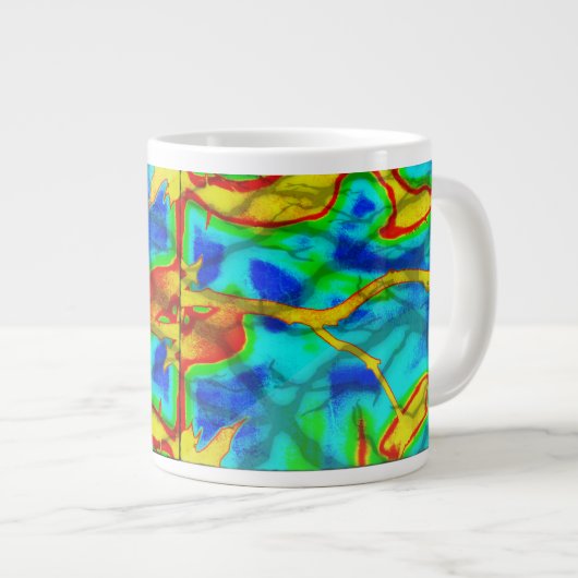 Branches en gras Jumbo Mug (Devant droit)