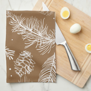Branches en pine 3 theedoek
