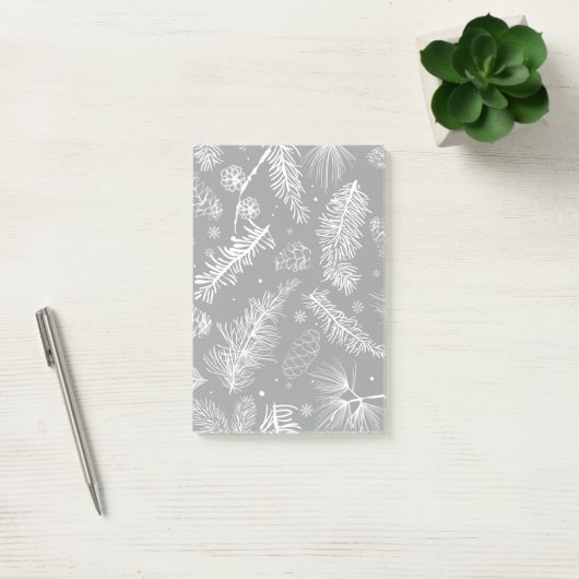 Branches en pine 4 post-it® notes (Kantoor)