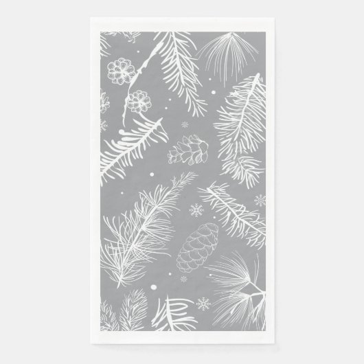 Branches en pine 4 servet (Voorkant)