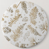 Branches en pine ronde button 6,0 cm (Voorkant)