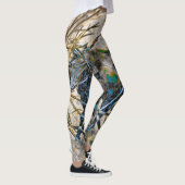 Branches et chevaux Leggings Abstraits (Droite)