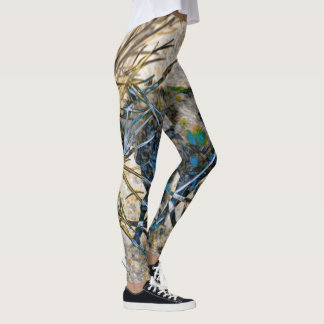 Branches et chevaux Leggings Abstraits