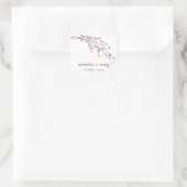 Branches florissantes Favoriser les autocollants - (Sac)