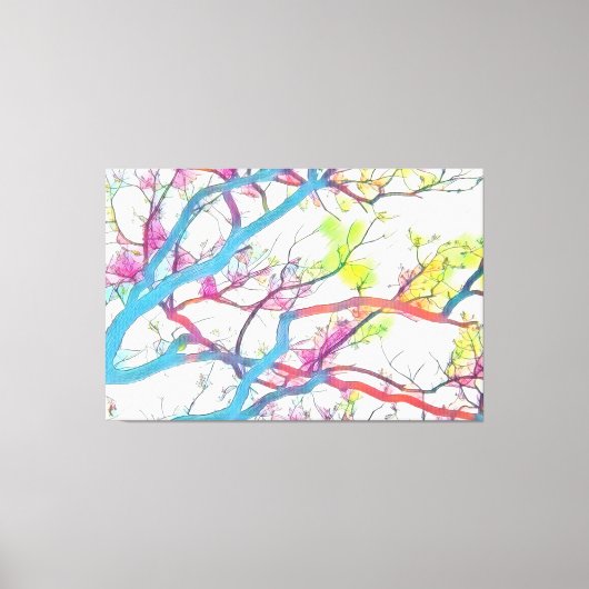 Branches Impression en toile (flottante) (Recto)
