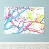 Branches Impression en toile (flottante) (Insitu (Plancher de Bois))