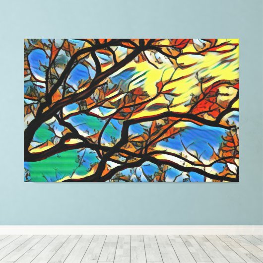 Branches - Impression sur toile (Dreaming) (Insitu (Plancher de Bois))