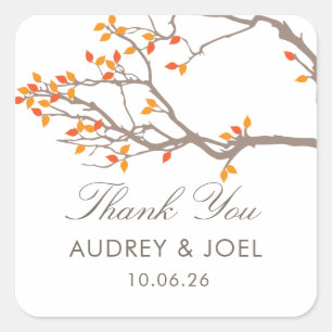Branches joyeuses Mariage Favoriser Stickers