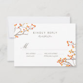 Branches joyeuses Mariage RSVP (Devant)