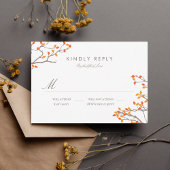 Branches joyeuses Mariage RSVP