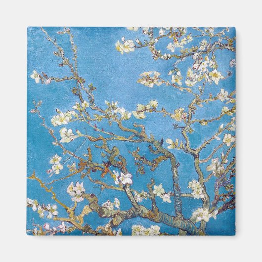 Branches met Almond Blossom Van Gogh Magneet (Voorkant)