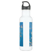 Branches met Almond Blossom Van Gogh Waterfles (Achterkant)