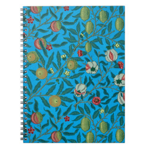 Branches met granaatappels van William Morris Notitieboek